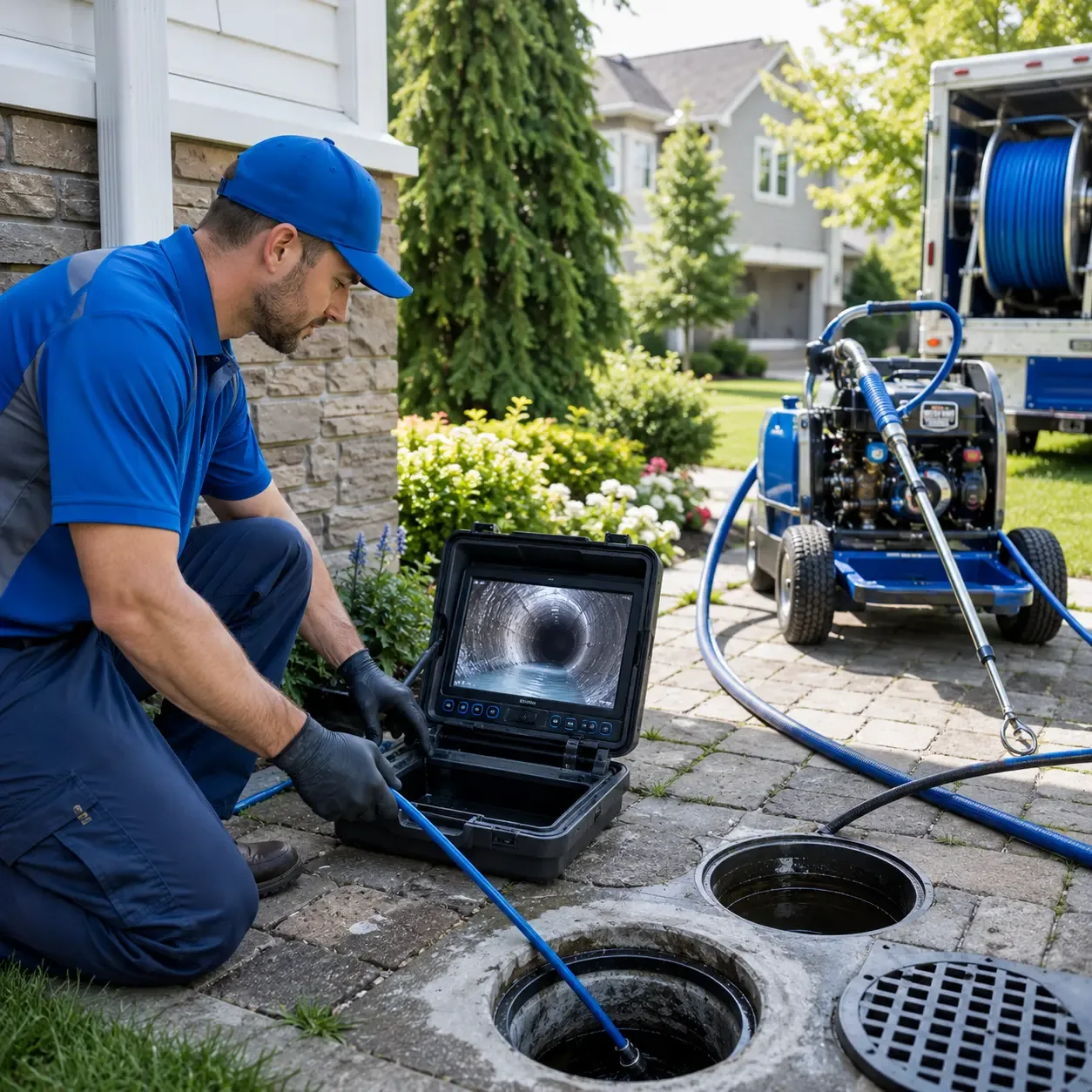 Outdoor drain cleaning professionals serving Burkeville, VA